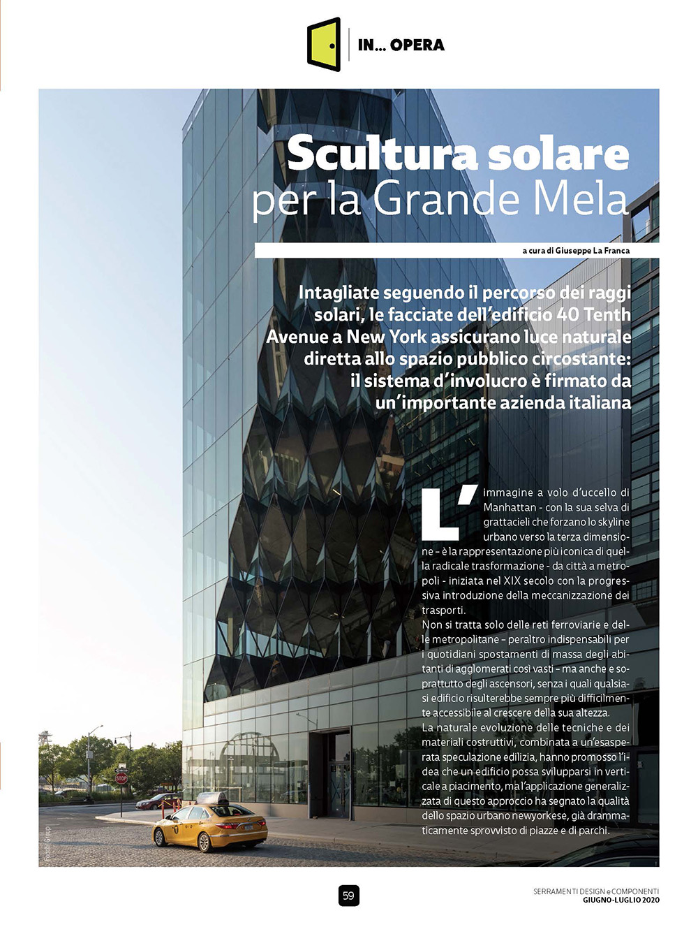 SERRAMENTI + DESIGN: La tecnologia Focchi a servizio di New York